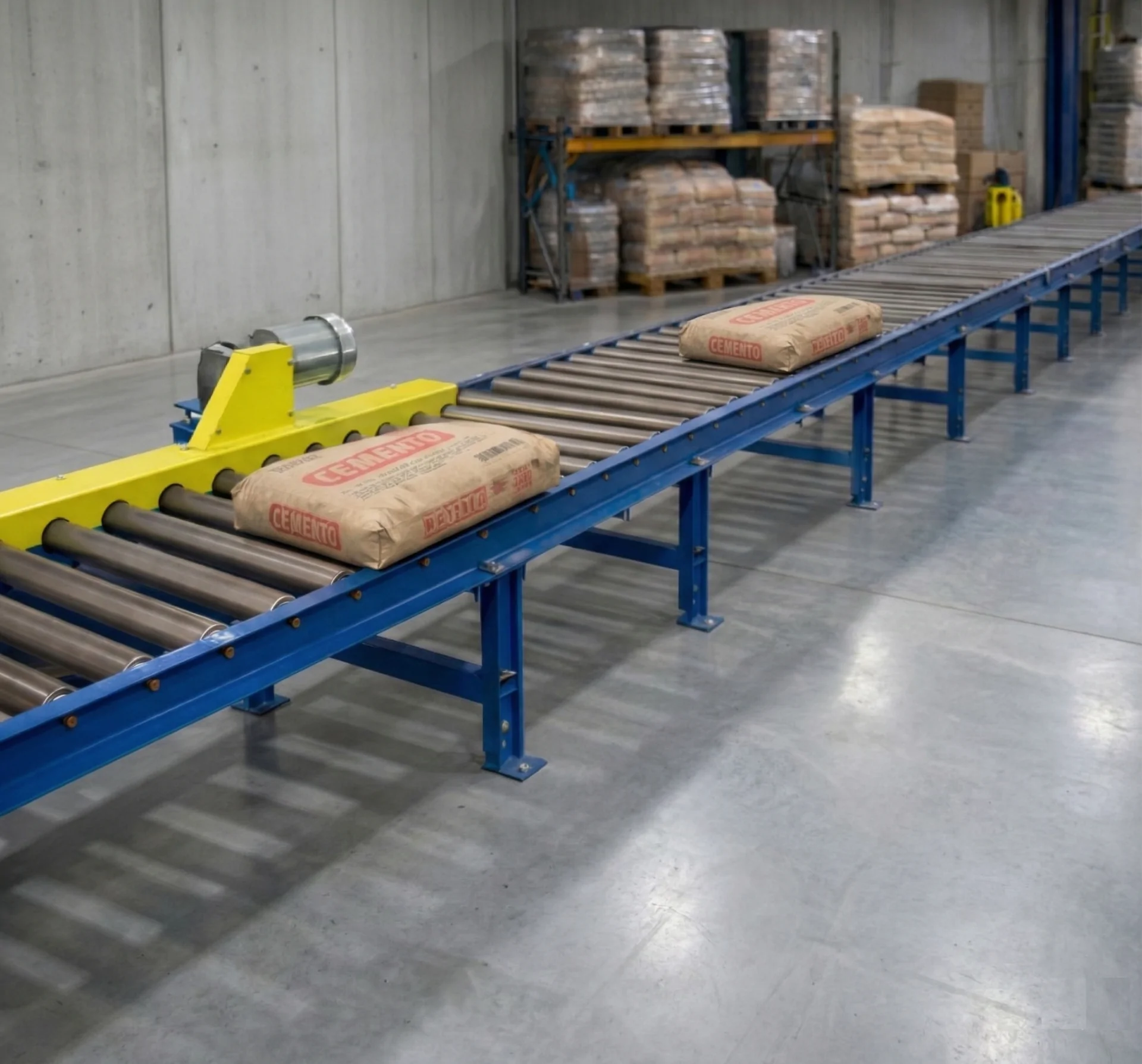 Transportadores de Rodillos Motorizados (Cementera)